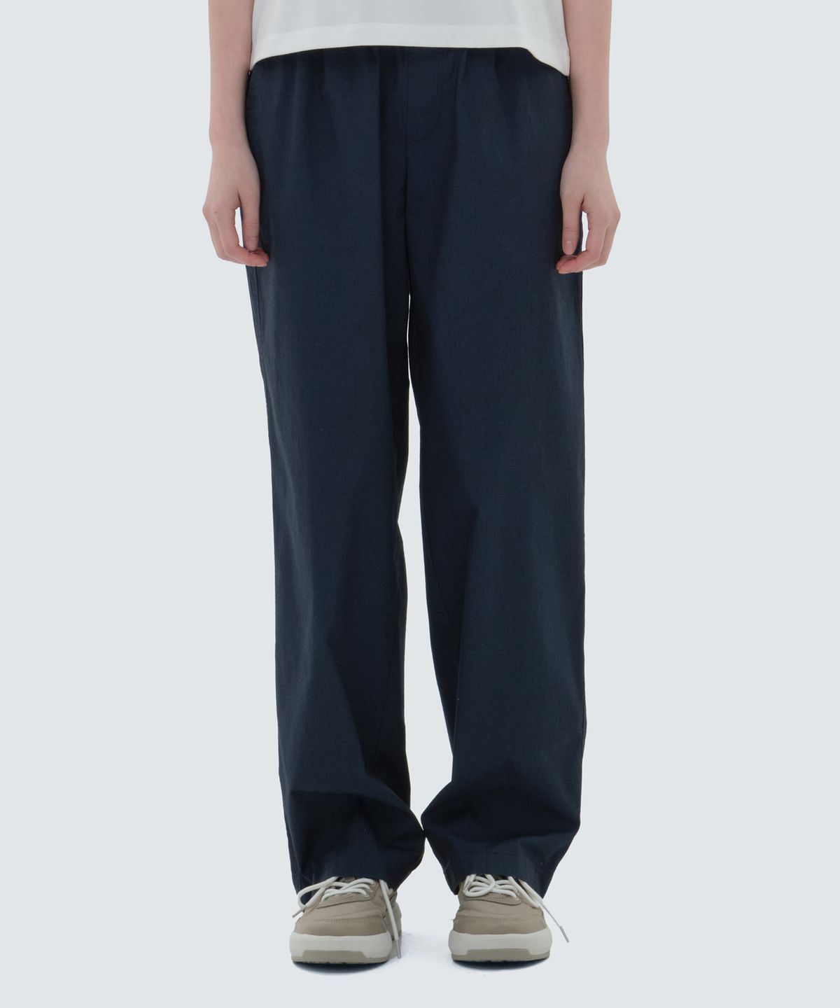 스노우피크 어패럴(SNOWPEAK APPAREL) 워싱 세미 와이드 팬츠 Navy (S24SUFPT18)