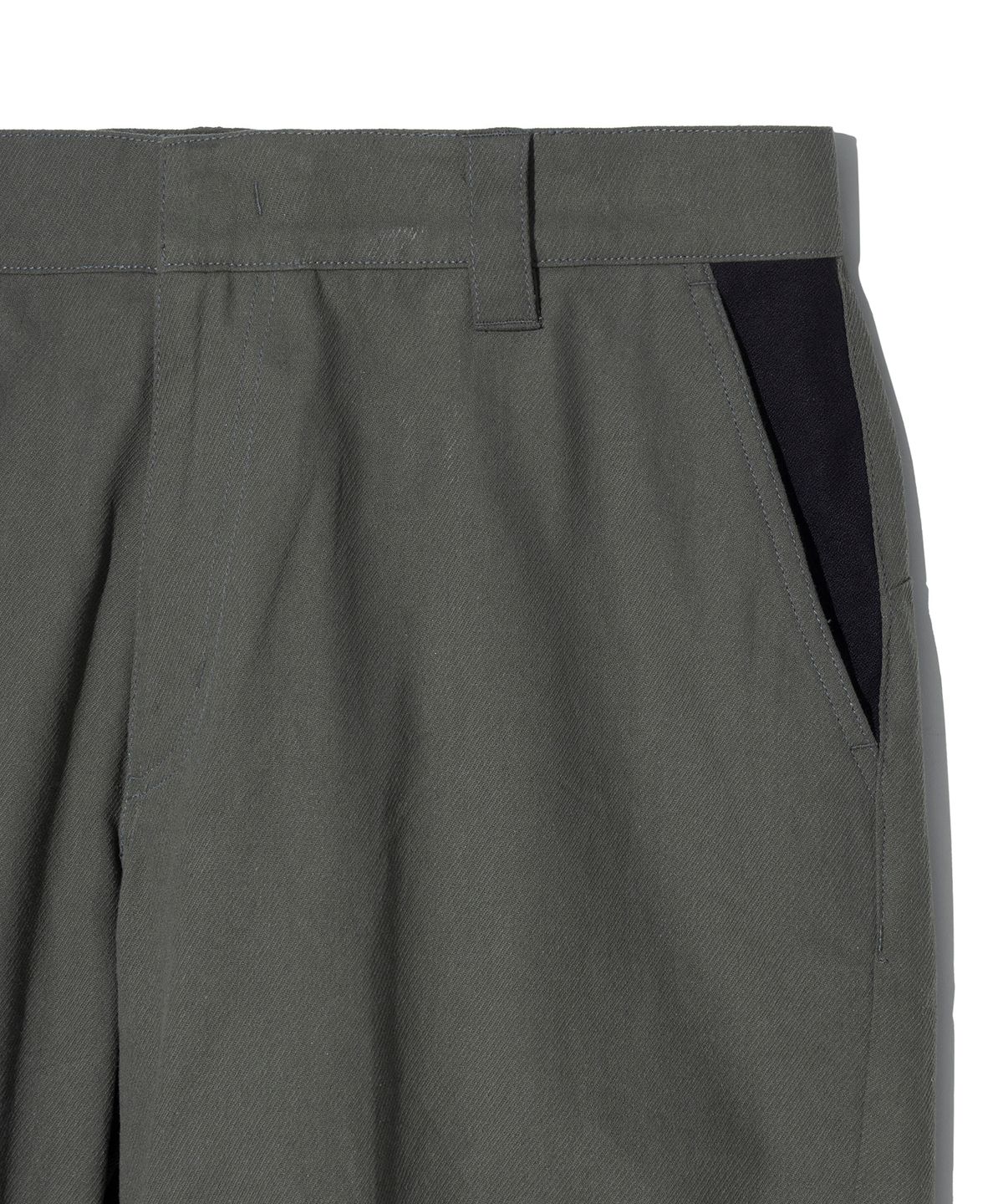 로어즈(LORES) Joint Panel Trouser - Olive