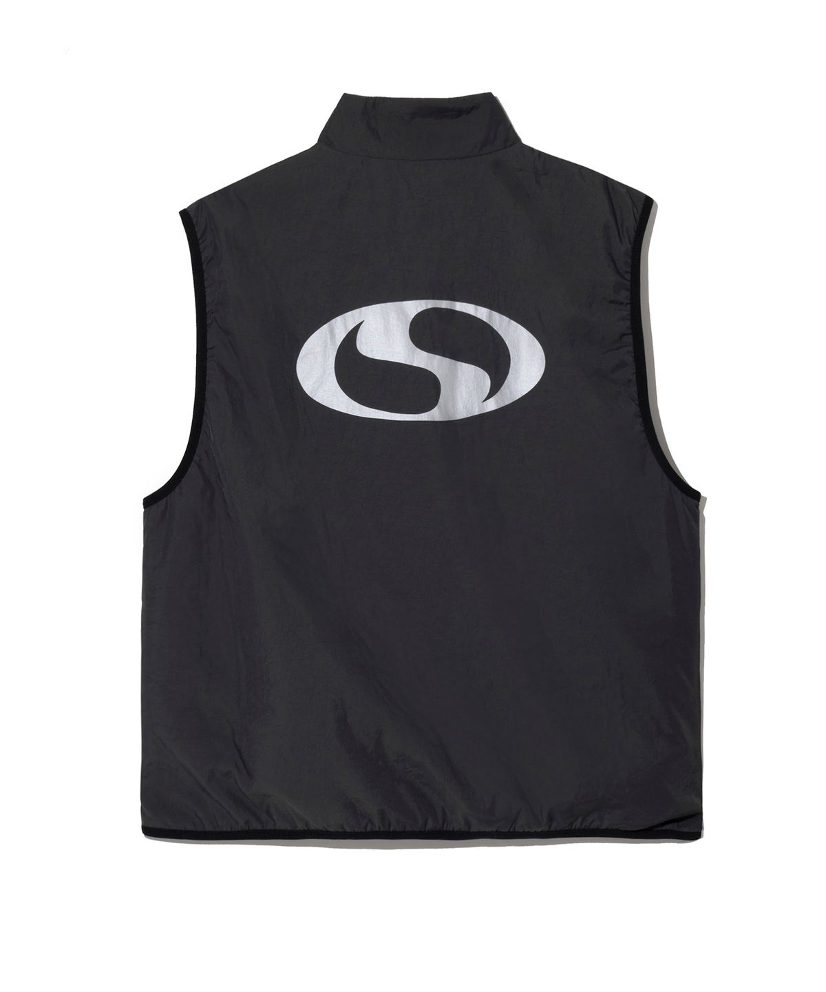 로어즈(LORES) Asymmetric Nylon Vest - Black