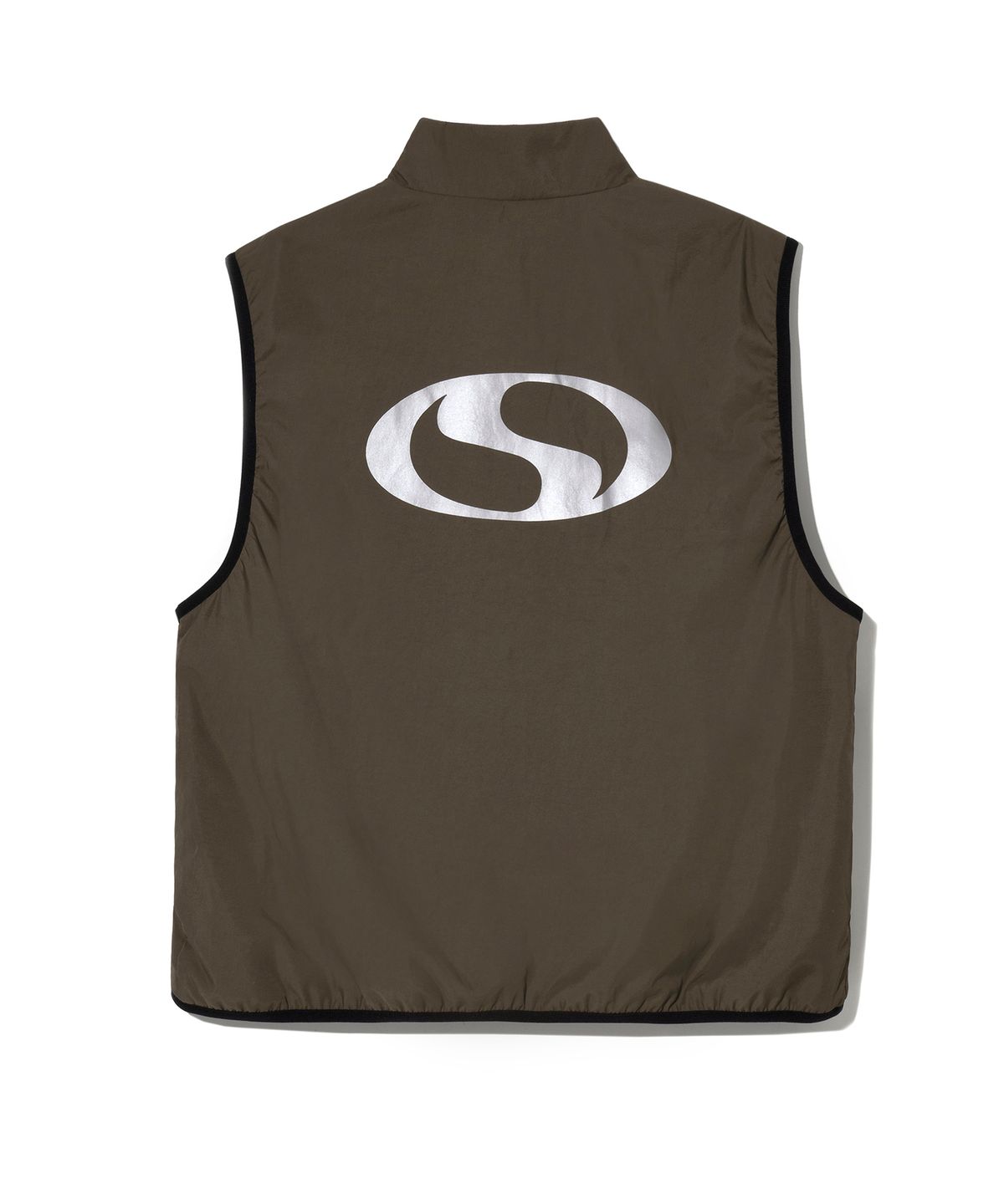 로어즈(LORES) Asymmetric Nylon Vest - Olive