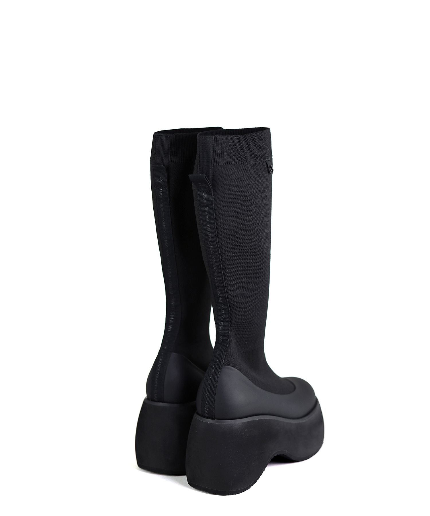 SMASHOES ■ NANA ise Back Real Leather Knit Walker Boots MUSINSA | SMASHOES SMA SHOES Eve Knit Platform Shoes_Real