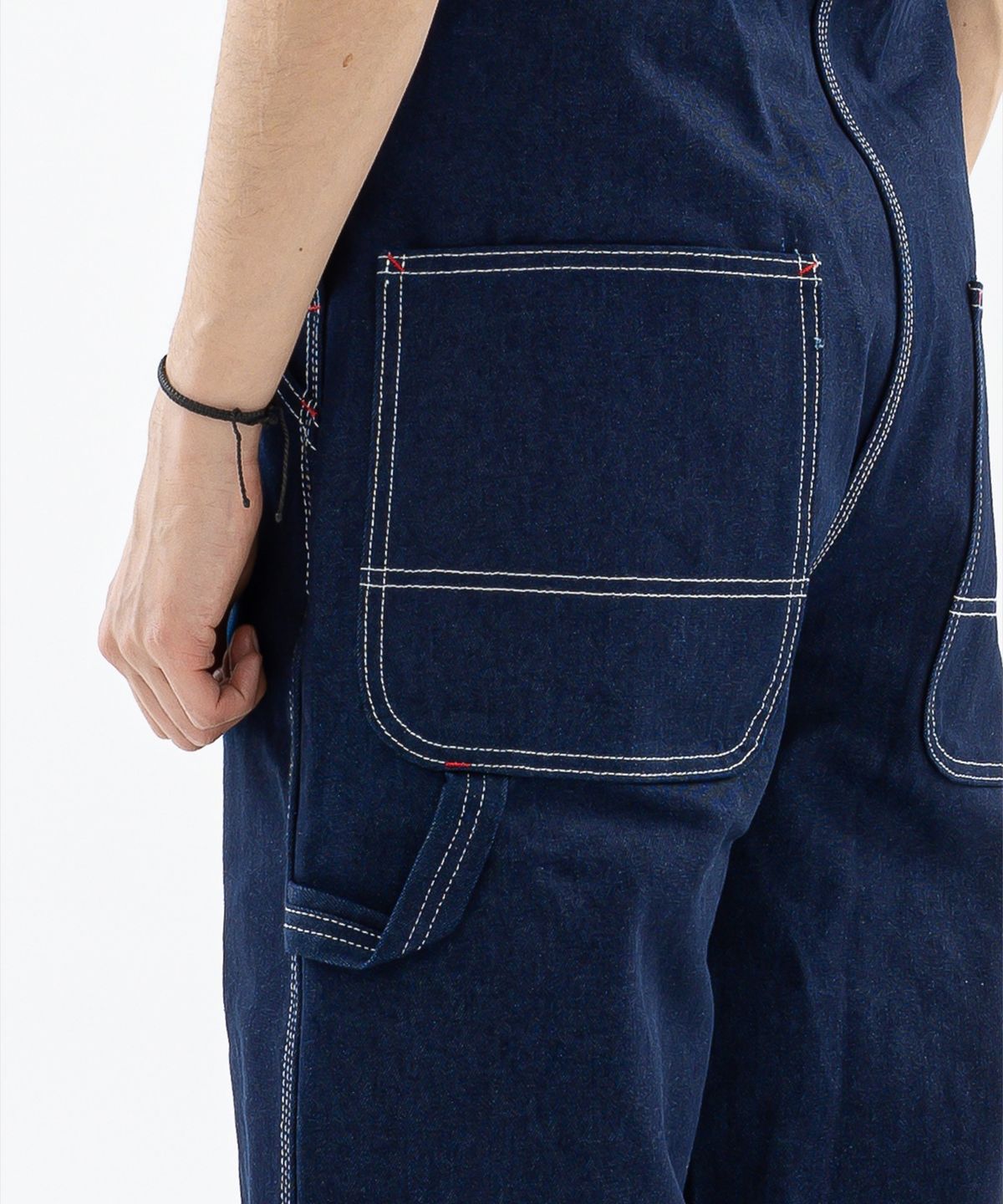 디키즈(DICKIES) BIB 오버롤 데님팬츠 Indigo