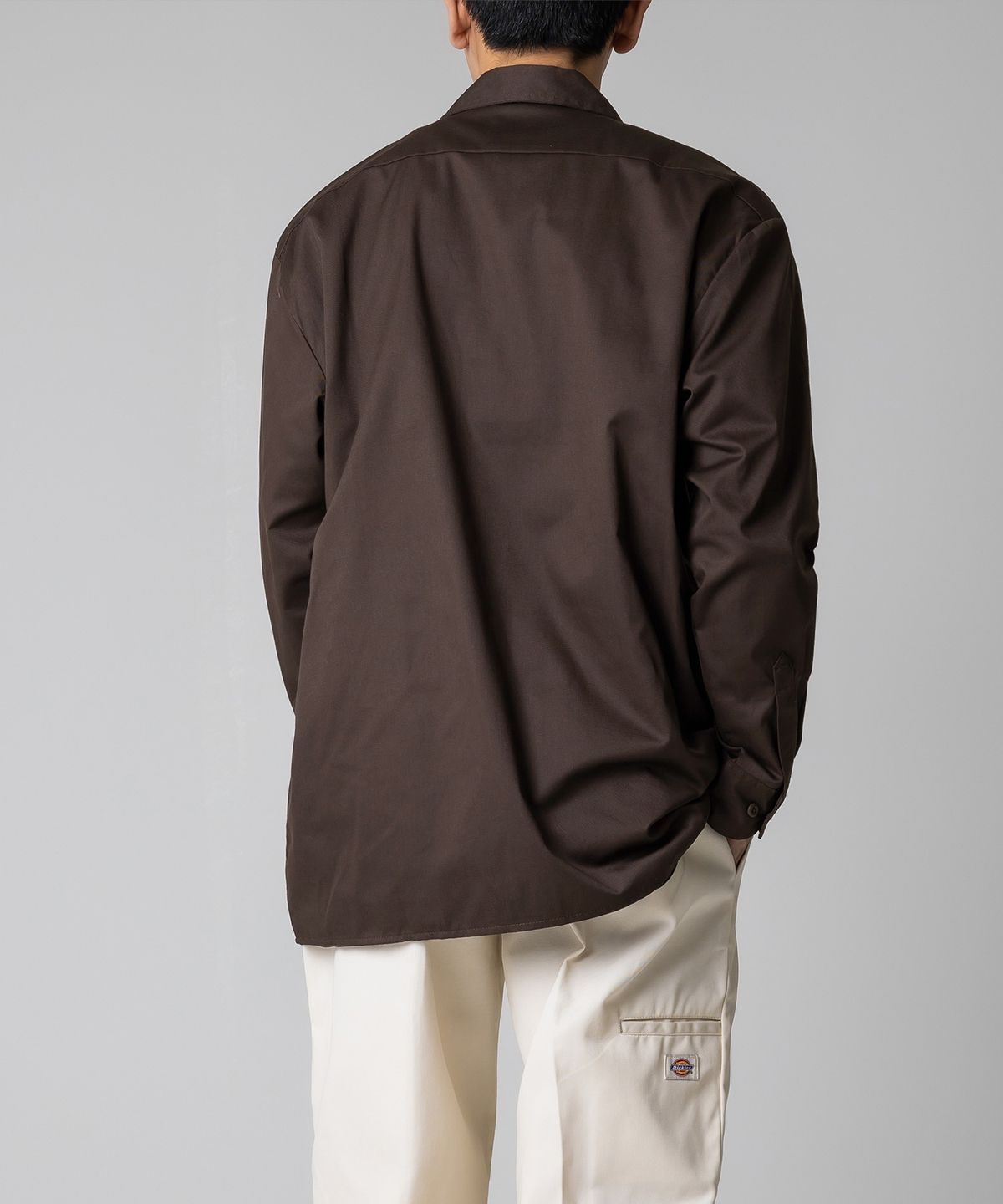 디키즈(DICKIES) 574 워크 셔츠 Dark Brown