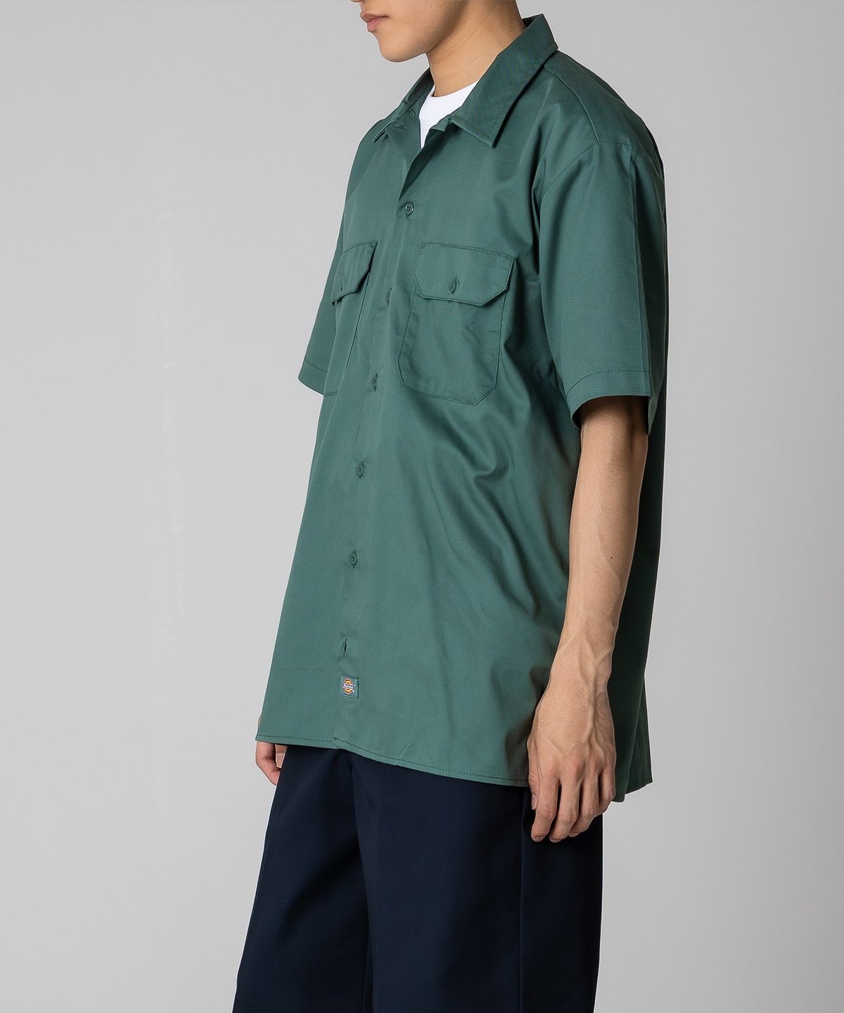 디키즈(DICKIES) 1574 워크 셔츠 Dark Forest