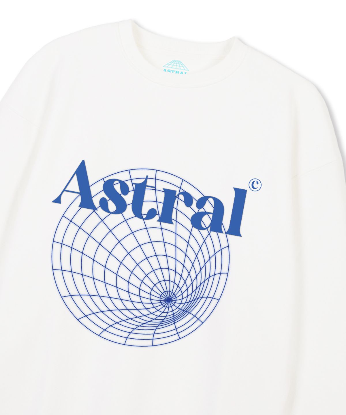 아스트랄 프로젝션(ASTRAL PROJECTION) 아스트랄 터널 루즈핏 맨투맨_화이트