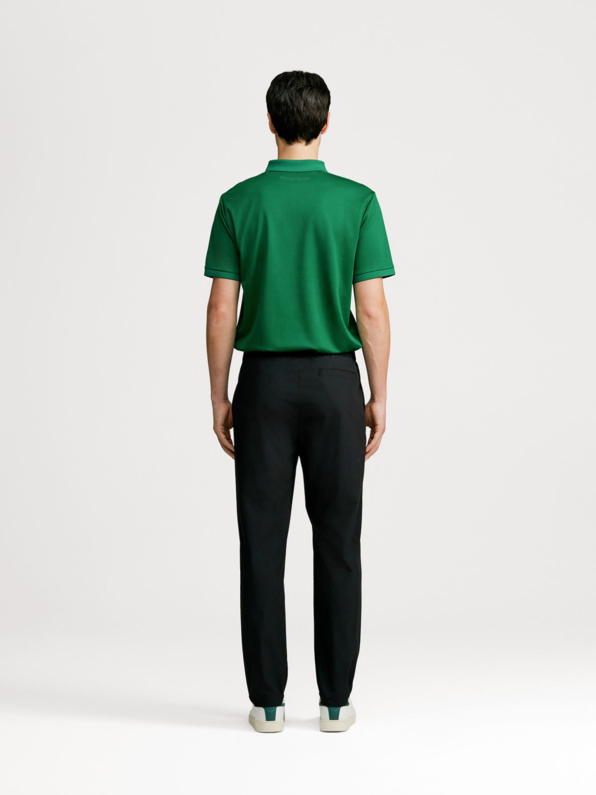세르지오 타키니(SERGIO TACCHINI) M 데일리 우븐 스트레이트핏 팬츠 (Black)