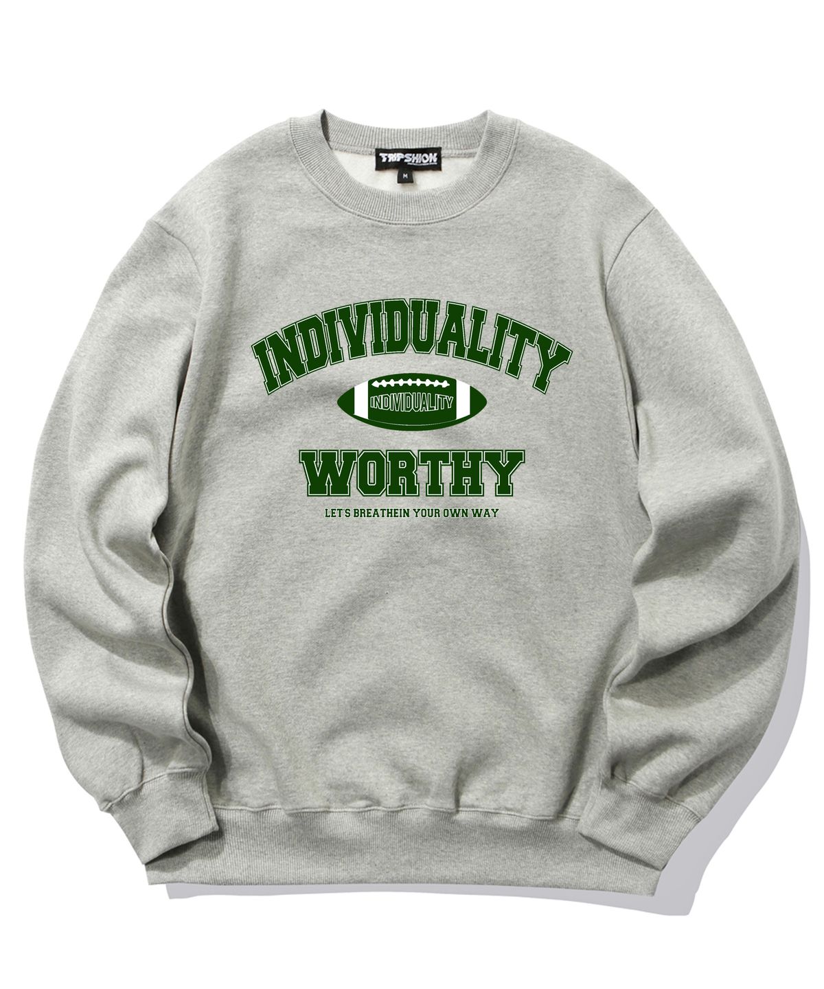 트립션(TRIPSHION) RUGBY VARSITY GRAPHIC 크루넥 - 9 COLORS