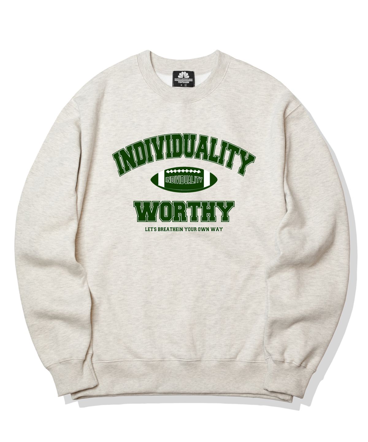 트립션(TRIPSHION) RUGBY VARSITY GRAPHIC 크루넥 - 9 COLORS