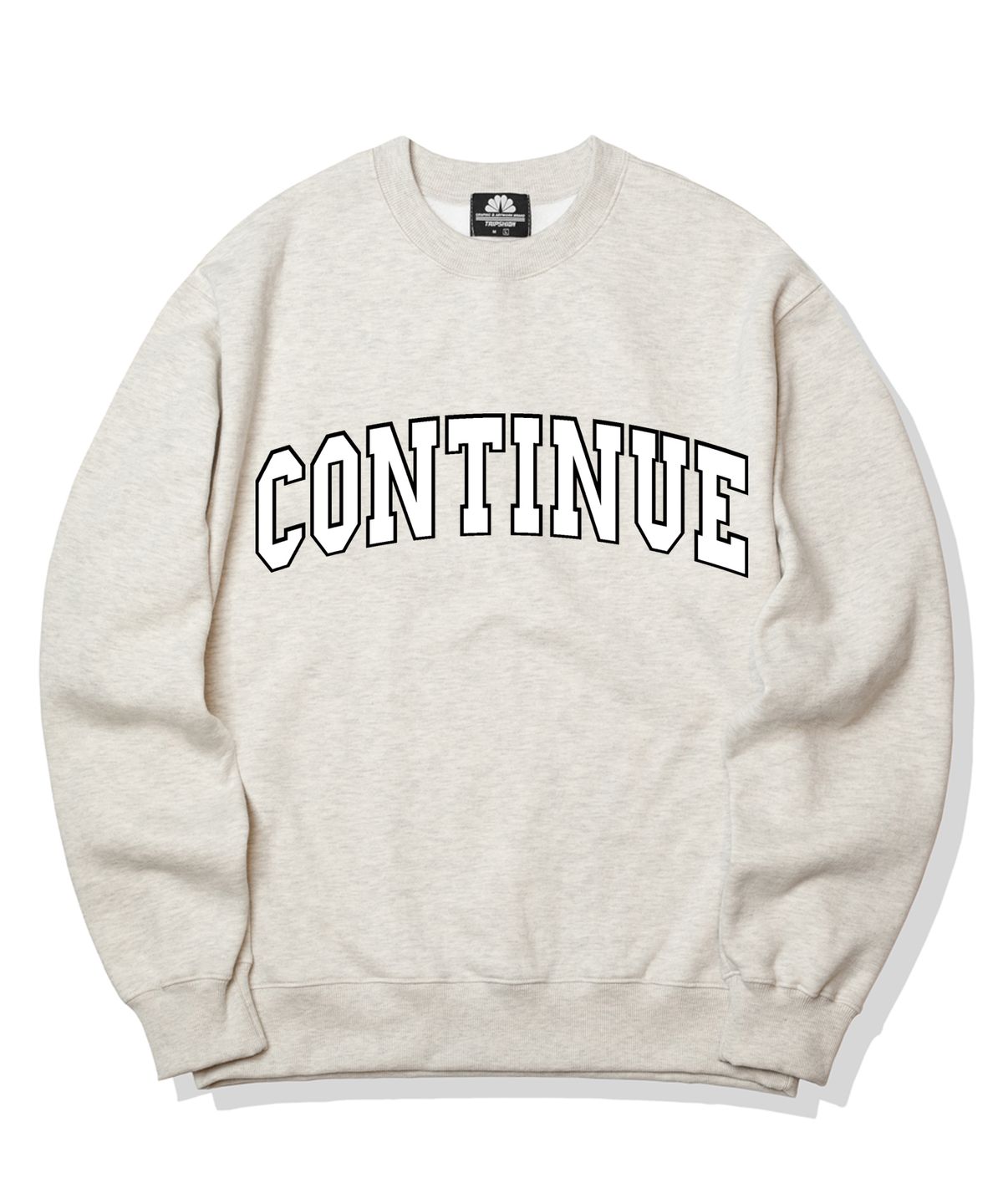트립션(TRIPSHION) CONTINUE VARSITY GRAPHIC 크루넥 - 9 COLORS