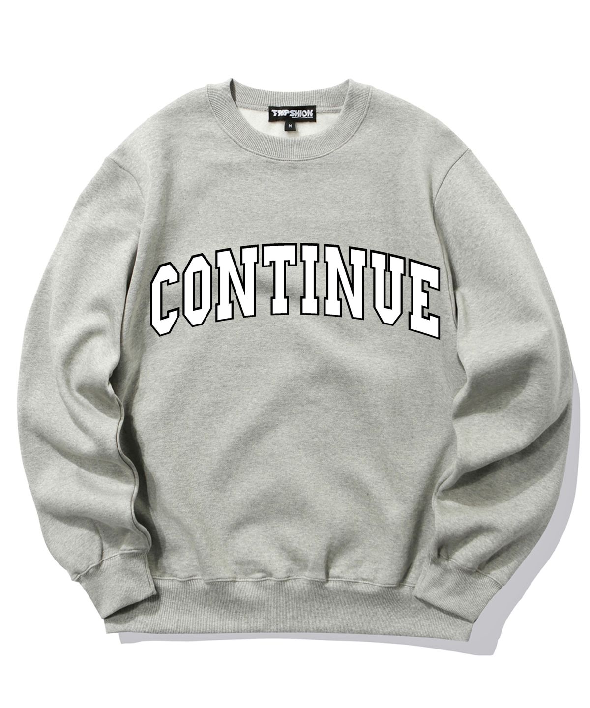 트립션(TRIPSHION) CONTINUE VARSITY GRAPHIC 크루넥 - 9 COLORS