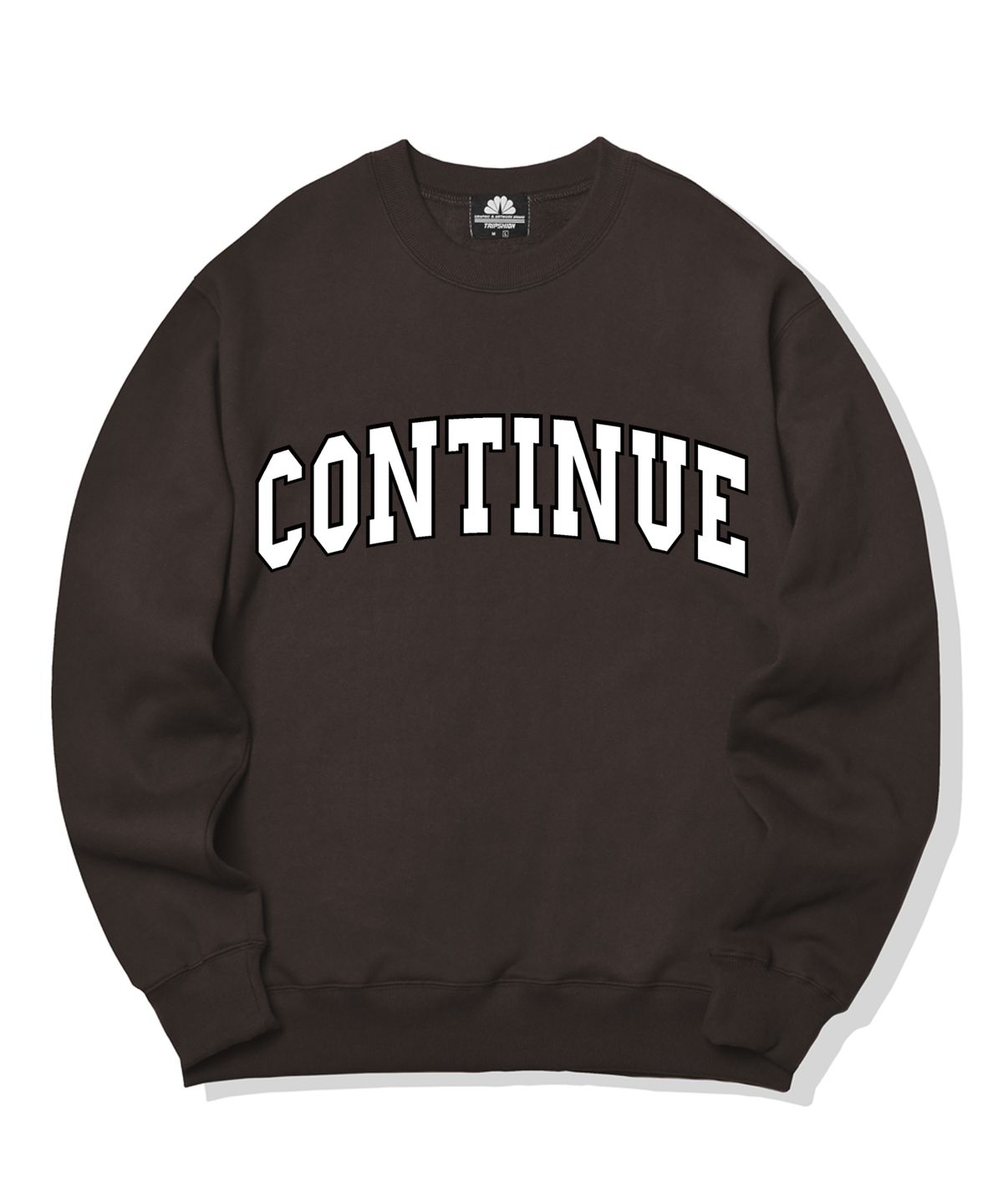 트립션(TRIPSHION) CONTINUE VARSITY GRAPHIC 크루넥 - 9 COLORS