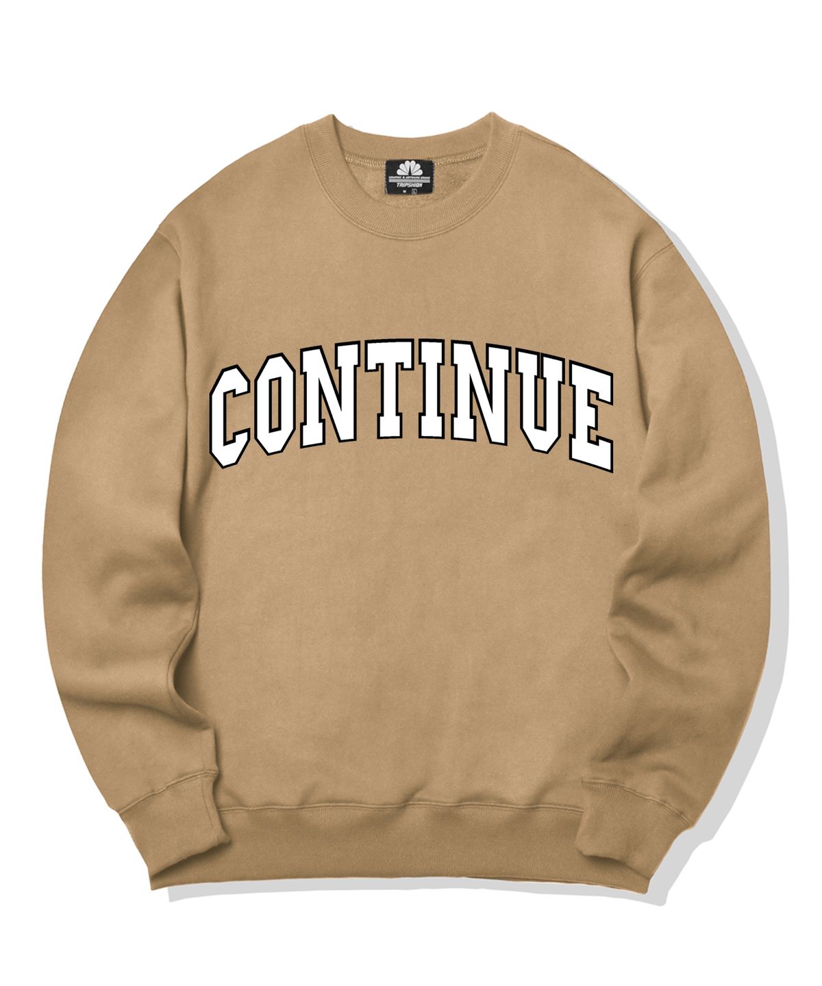 트립션(TRIPSHION) CONTINUE VARSITY GRAPHIC 크루넥 - 9 COLORS