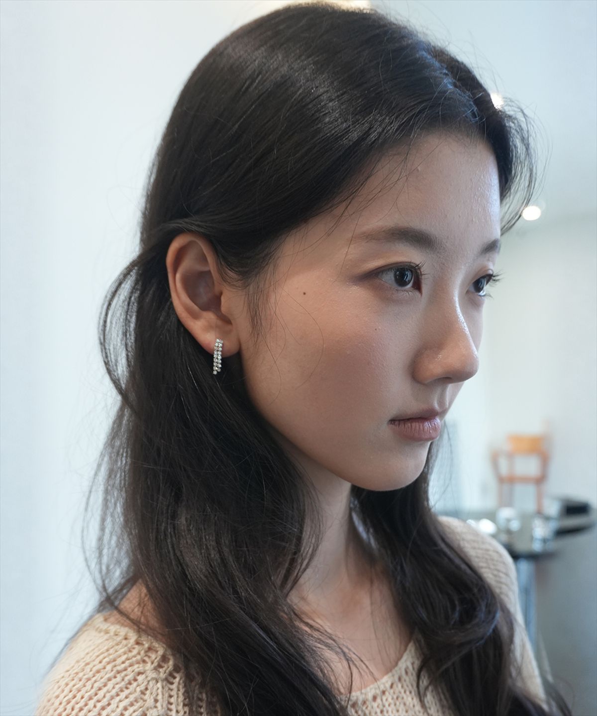 데누(DENU) Joy double line tennis earring