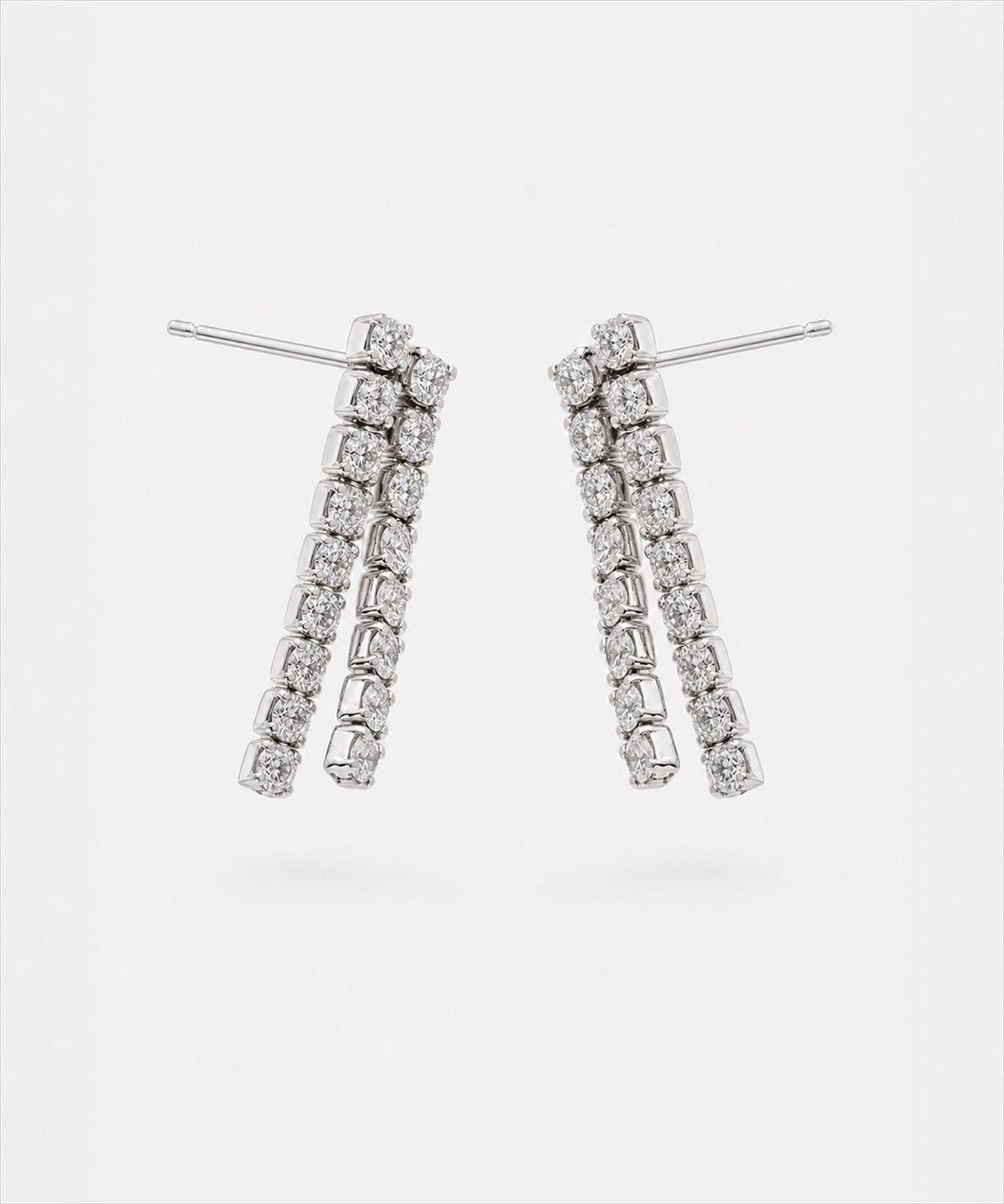 데누(DENU) Joy double line tennis earring