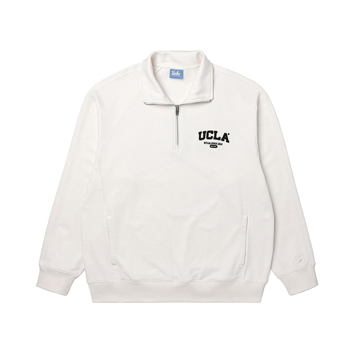 유씨엘에이(UCLA) 남여공용 절개 디테일 긴팔 반집업 티셔츠 3color (UA3LT91)