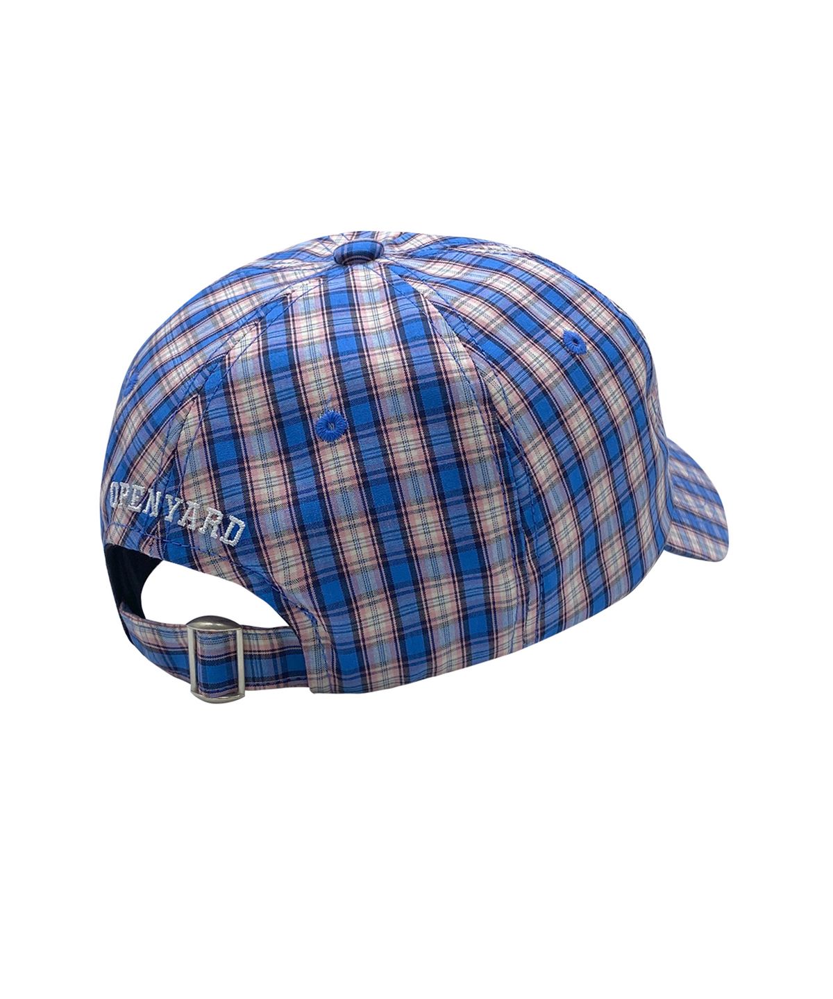 오픈야드(오와이)(OPENYARD(OY)) COLLEGE LOGO CAP-CHECK BLUE
