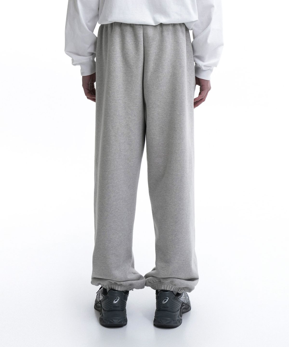 오픈야드(오와이)(OPENYARD(OY)) B.S LOGO SWEAT PANTS-GREY