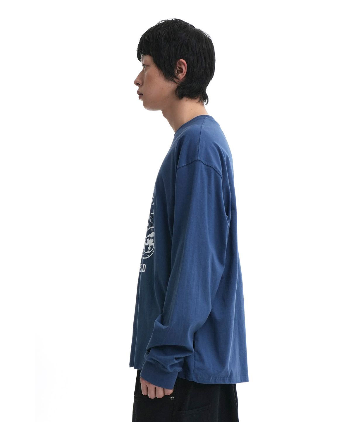 오픈야드(오와이)(OPENYARD(OY)) PUZZLE ODOLLY LONG SLEEVE-PAUL BLUE