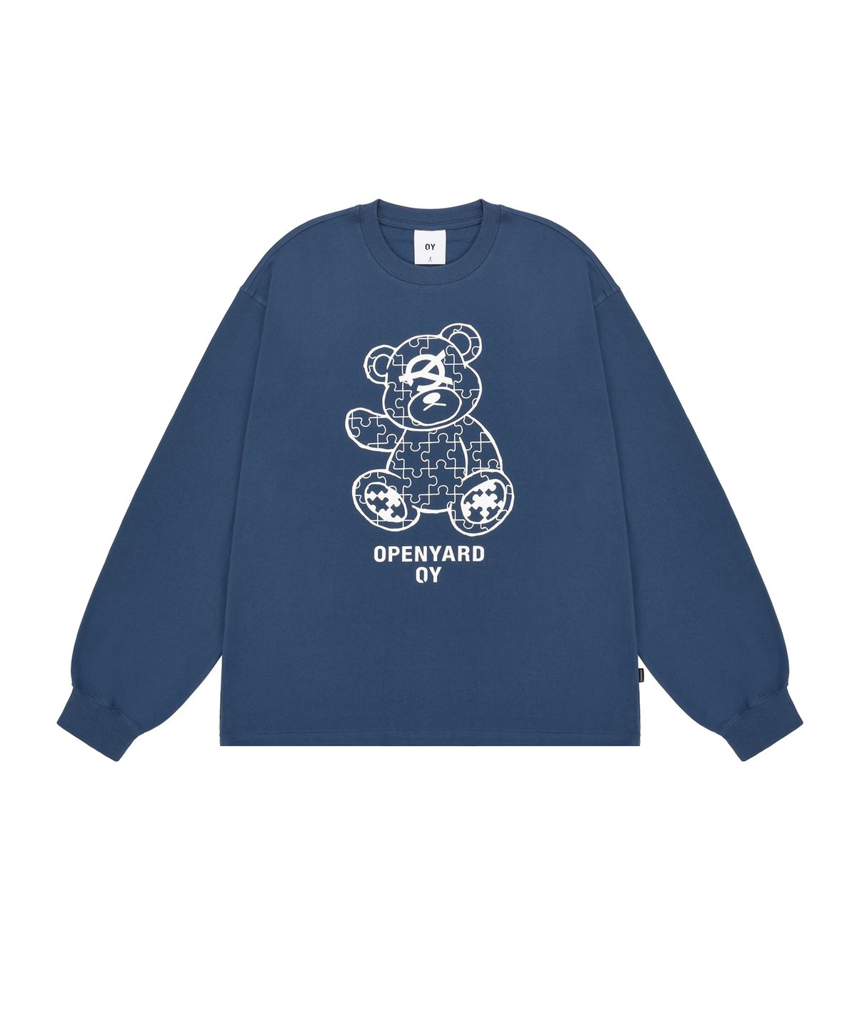오픈야드(오와이)(OPENYARD(OY)) PUZZLE ODOLLY LONG SLEEVE-PAUL BLUE