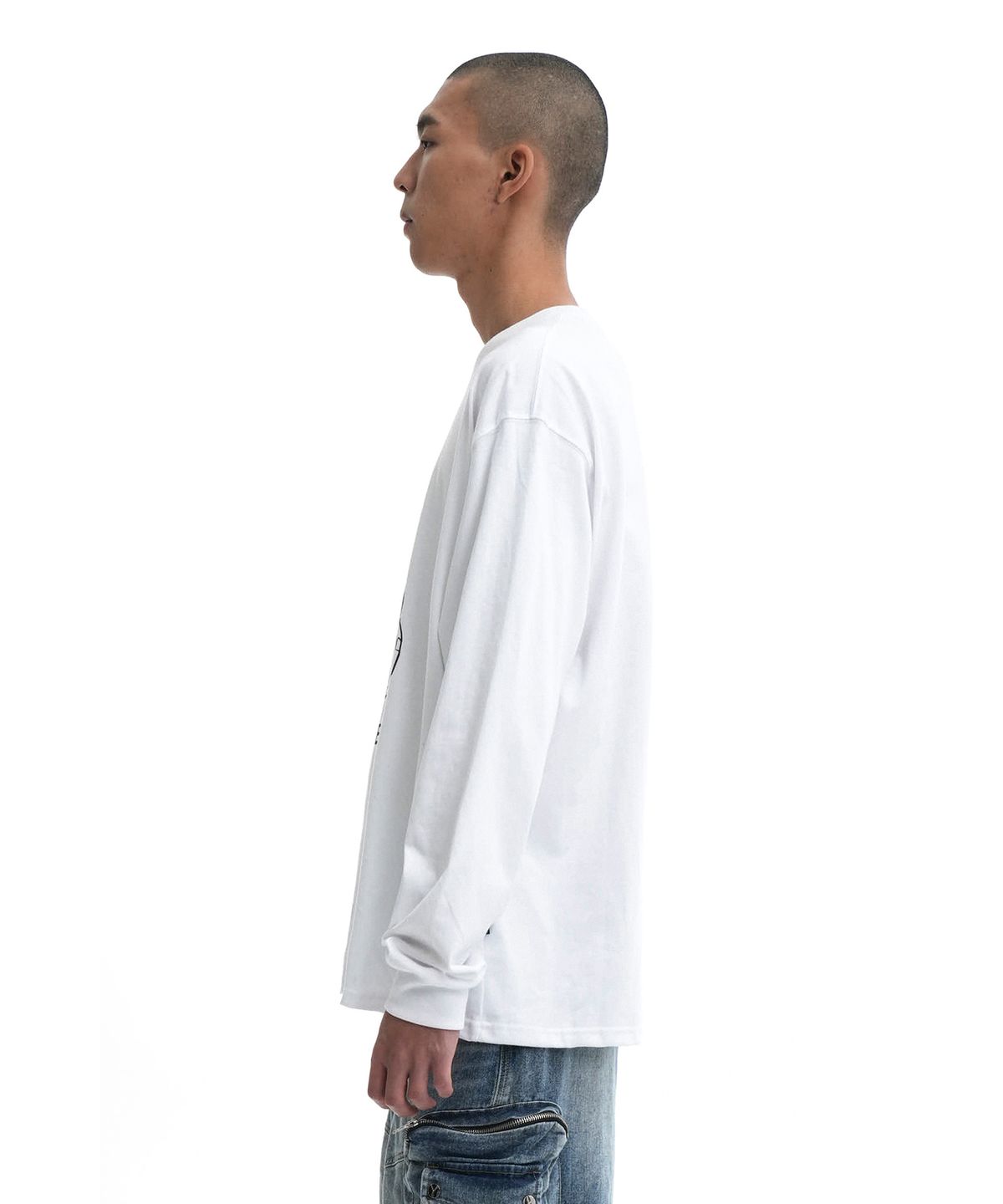 오픈야드(오와이)(OPENYARD(OY)) PUZZLE ODOLLY LONG SLEEVE-WHITE