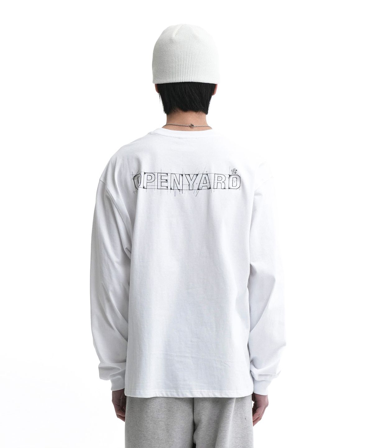 오픈야드(오와이)(OPENYARD(OY)) DRAGON LONG SLEEVE-WHITE