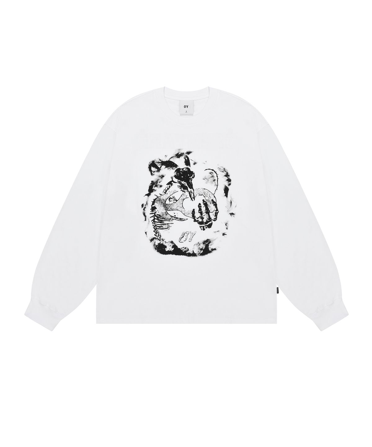 오픈야드(오와이)(OPENYARD(OY)) DRAGON LONG SLEEVE-WHITE