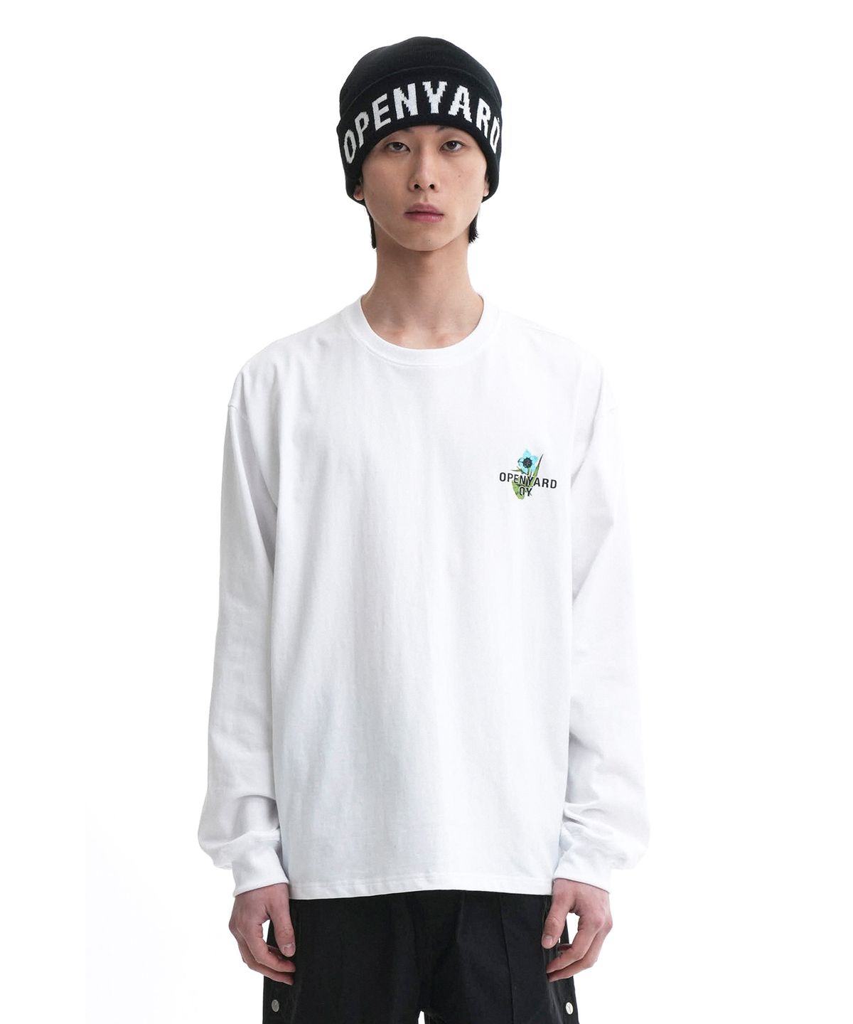 오픈야드(오와이)(OPENYARD(OY)) T.S.L.F LONG SLEEVE-WHITE