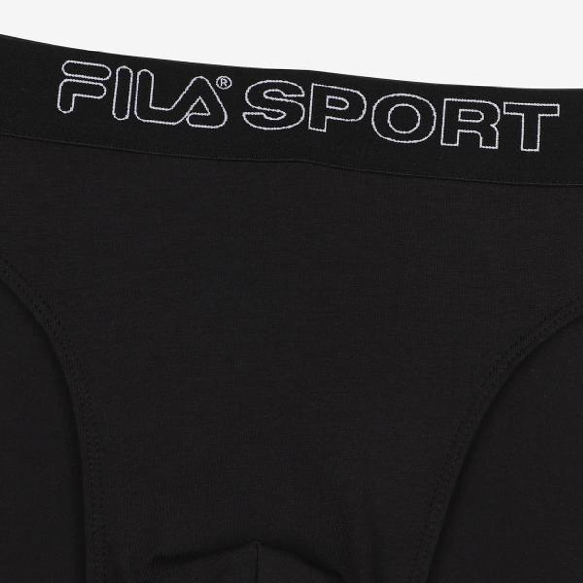 휠라언더웨어(FILA UNDERWEAR) 휠라 스포츠 코튼 남성 브리프(FI4BFG1616MBLK)