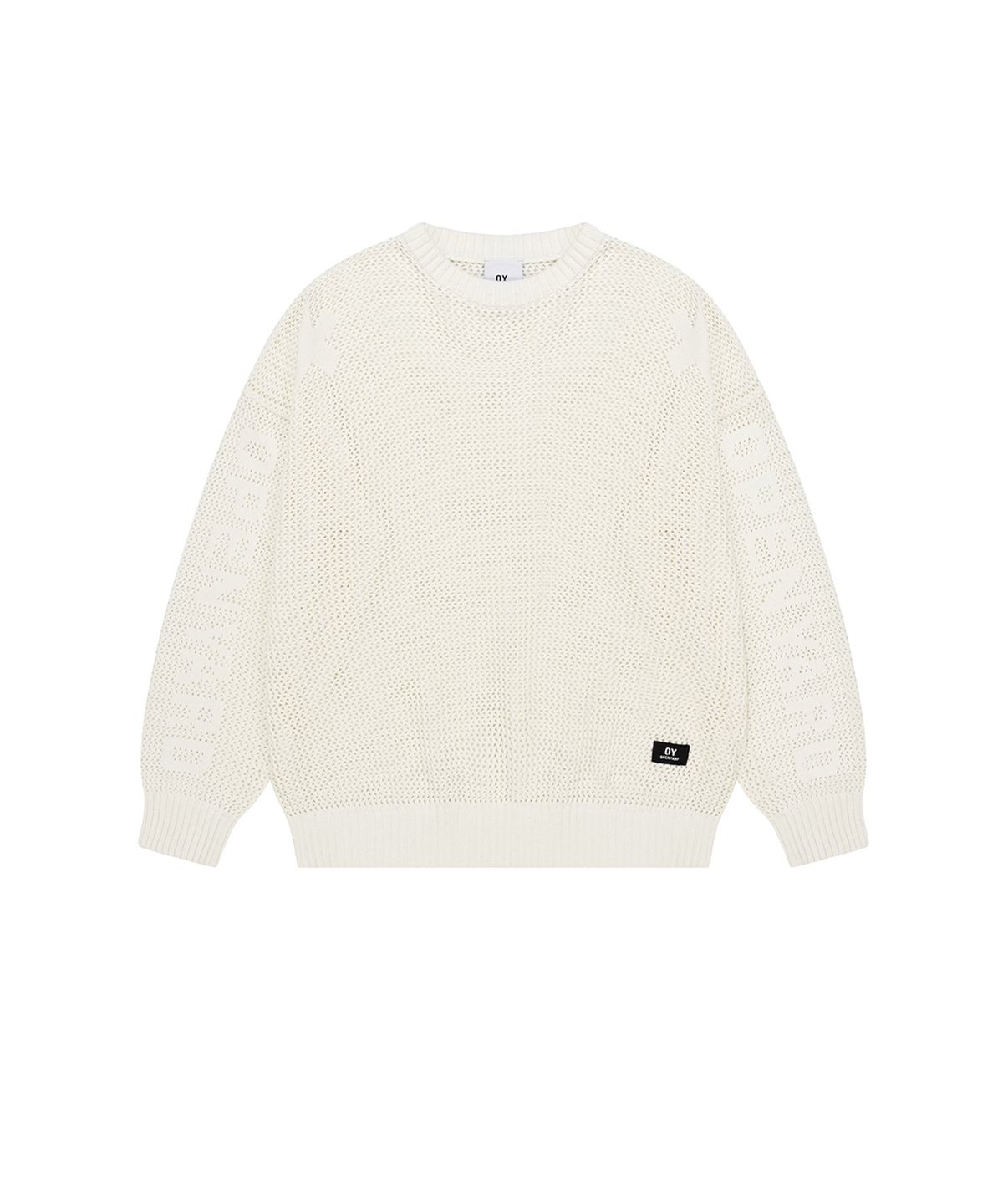오픈야드(오와이)(OPENYARD(OY)) MESH OPYD KNIT-WHITE