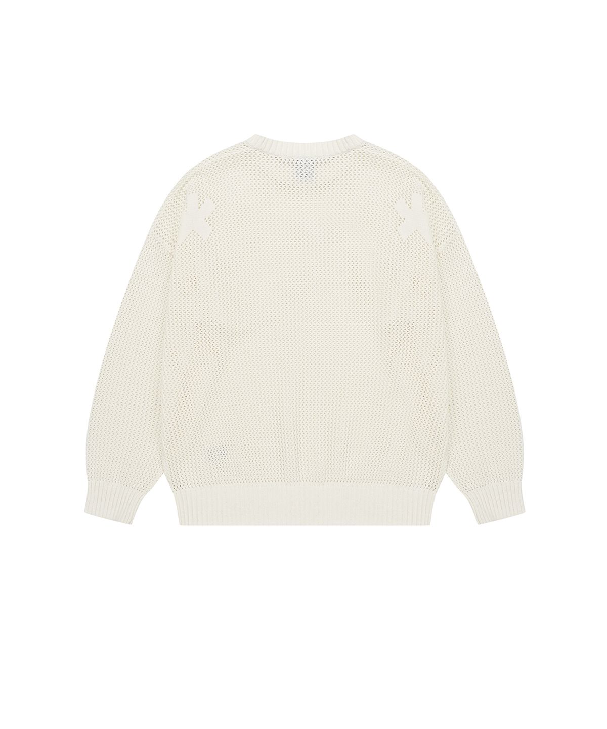 오픈야드(오와이)(OPENYARD(OY)) MESH OPYD KNIT-WHITE