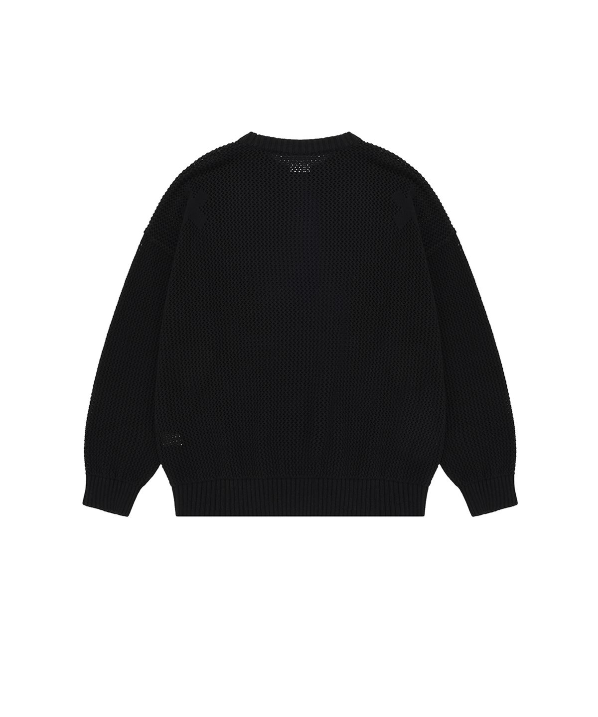 오픈야드(오와이)(OPENYARD(OY)) MESH OPYD KNIT-BLACK