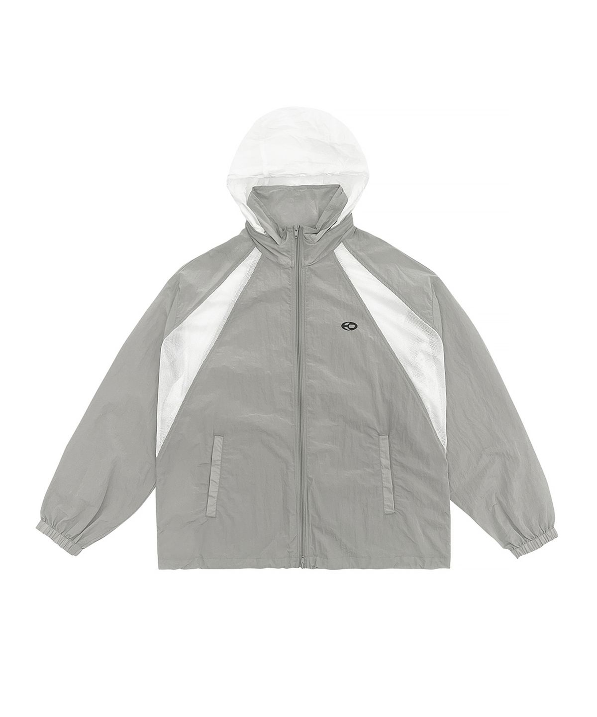 오픈야드(오와이)(OPENYARD(OY)) MESH HOODIE WIND BREAKER JAKCET-GREY