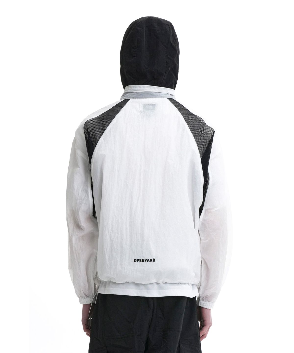 오픈야드(오와이)(OPENYARD(OY)) MESH HOODIE WIND BREAKER JAKCET-WHITE