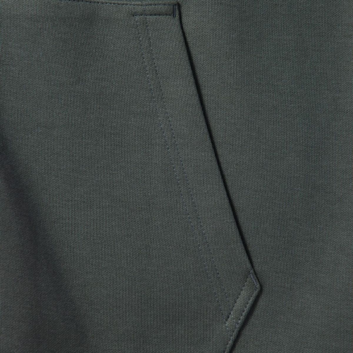 브롬톤 런던(BROMPTON LONDON) FULL ZIP HOODED SWEATSHIRT - D/GREEN (P241UFT135)