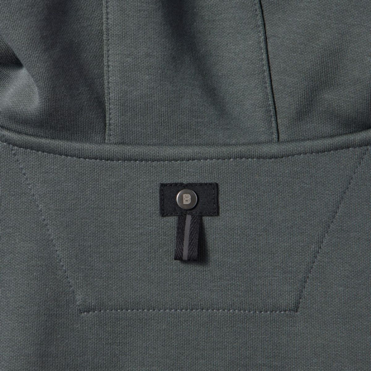 브롬톤 런던(BROMPTON LONDON) FULL ZIP HOODED SWEATSHIRT - D/GREEN (P241UFT135)