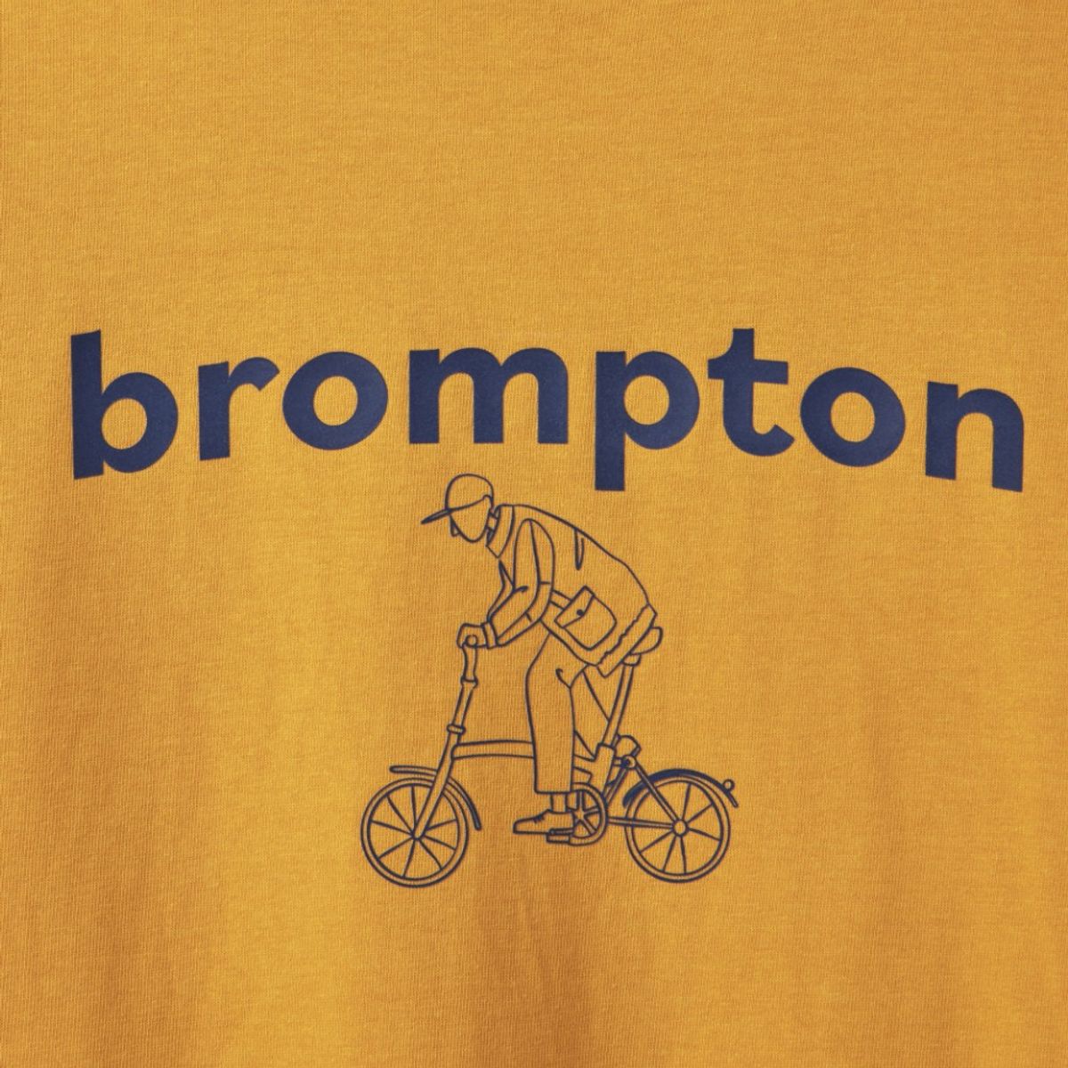 브롬톤 런던(BROMPTON LONDON) CYCLING GRAPHIC T-SHIRT - YELLOW (P242UTS413)