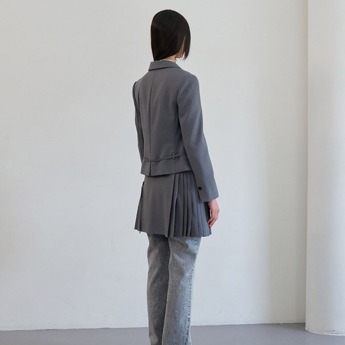 엘씨디씨티엠(LCDC™) THREE BUTTON BELTED BLAZER