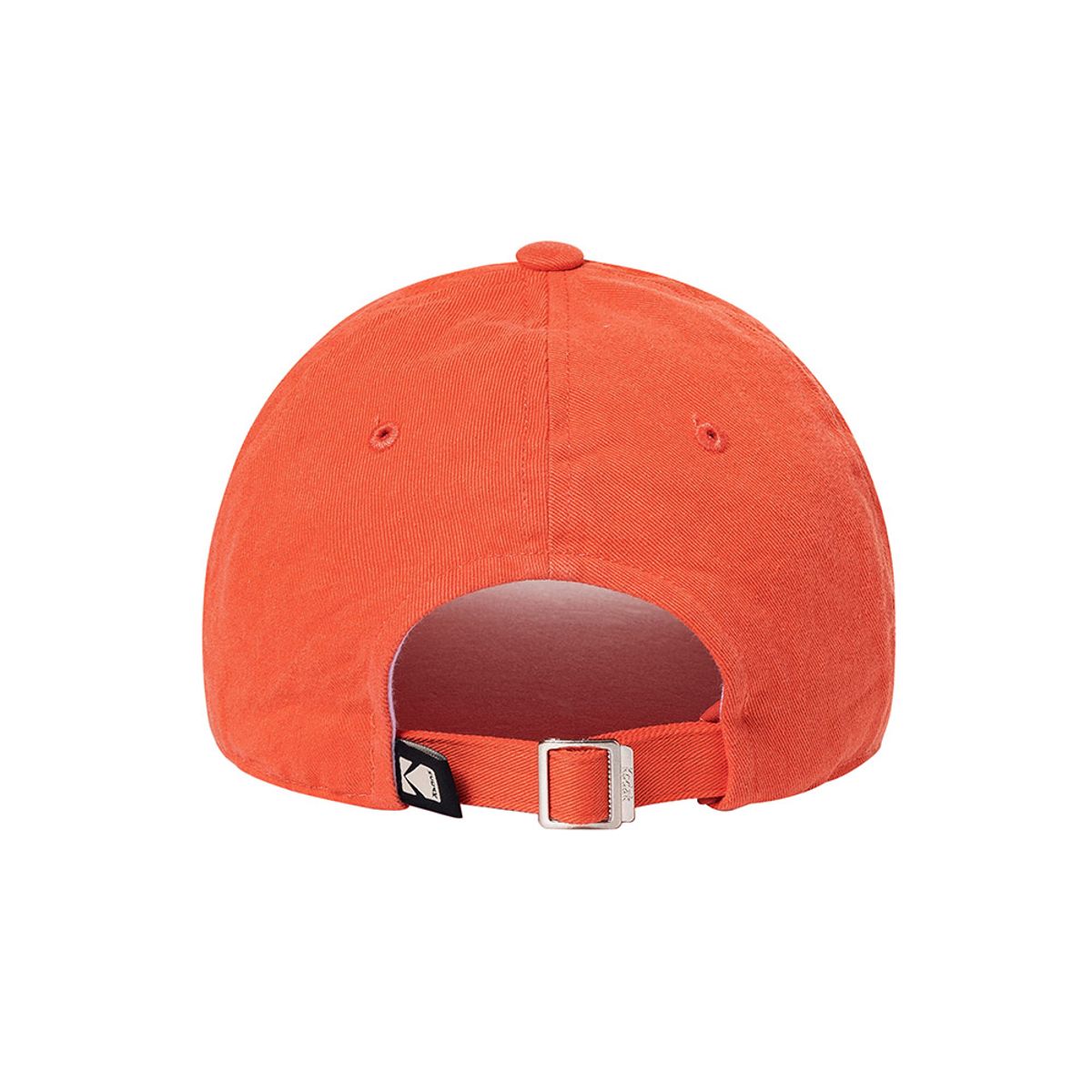 코닥(KODAK) 레터링 릴렉스핏 볼캡 ORANGE
