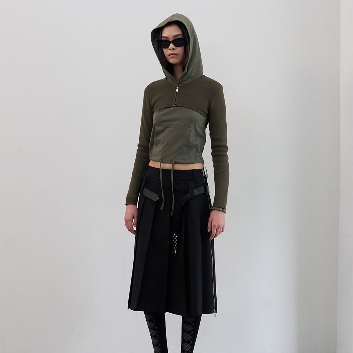 엘씨디씨티엠(LCDC™) ZIP-FRONT CROPPED BOLERO