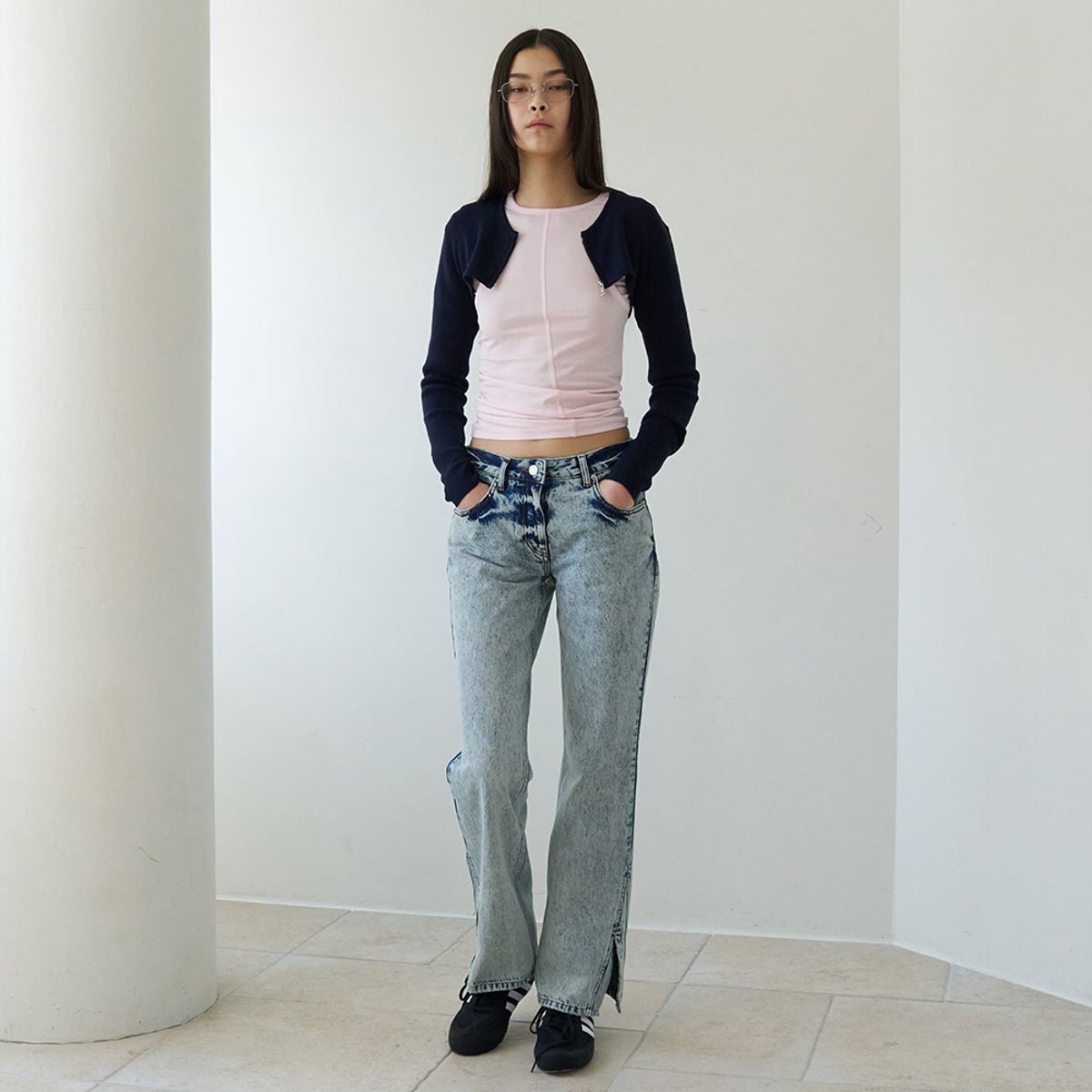 엘씨디씨티엠(LCDC™) HOOK DETAIL SLIM DENIM