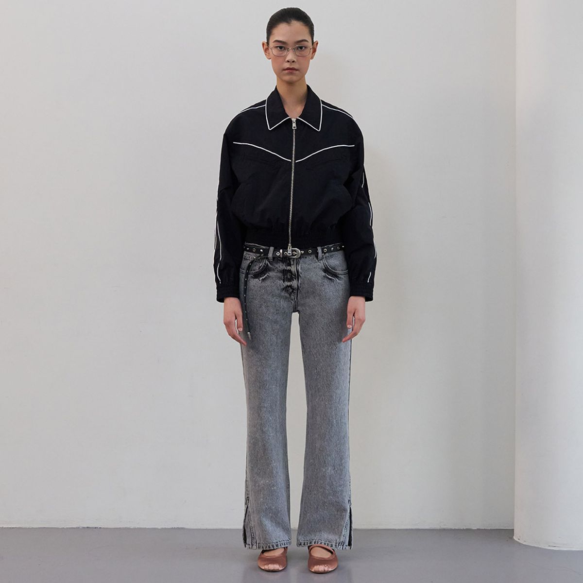 엘씨디씨티엠(LCDC™) HOOK DETAIL SLIM DENIM