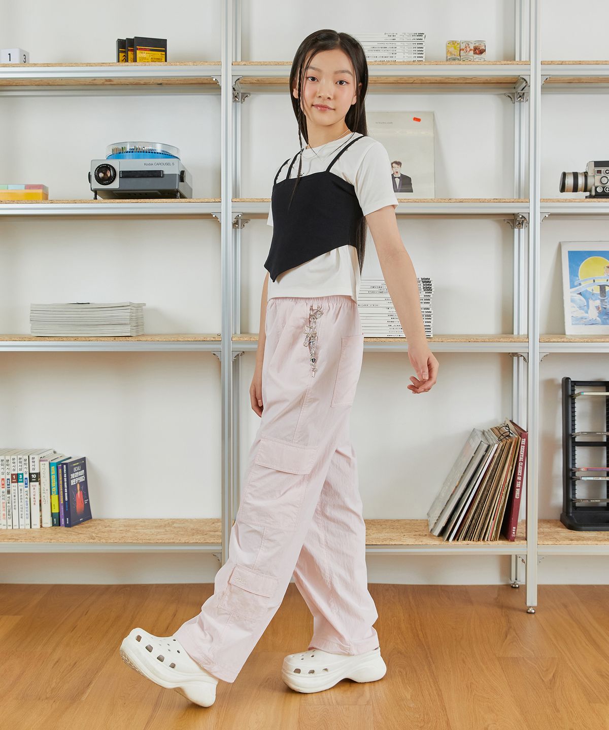 아이엠아이(IAMI) KK21671 주니어 포켓 와이드팬츠