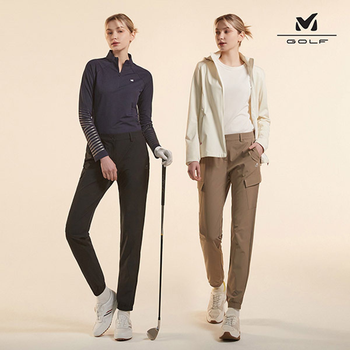 밀레골프(MILLET GOLF) [PACK] 우먼즈 카고 조거팬츠