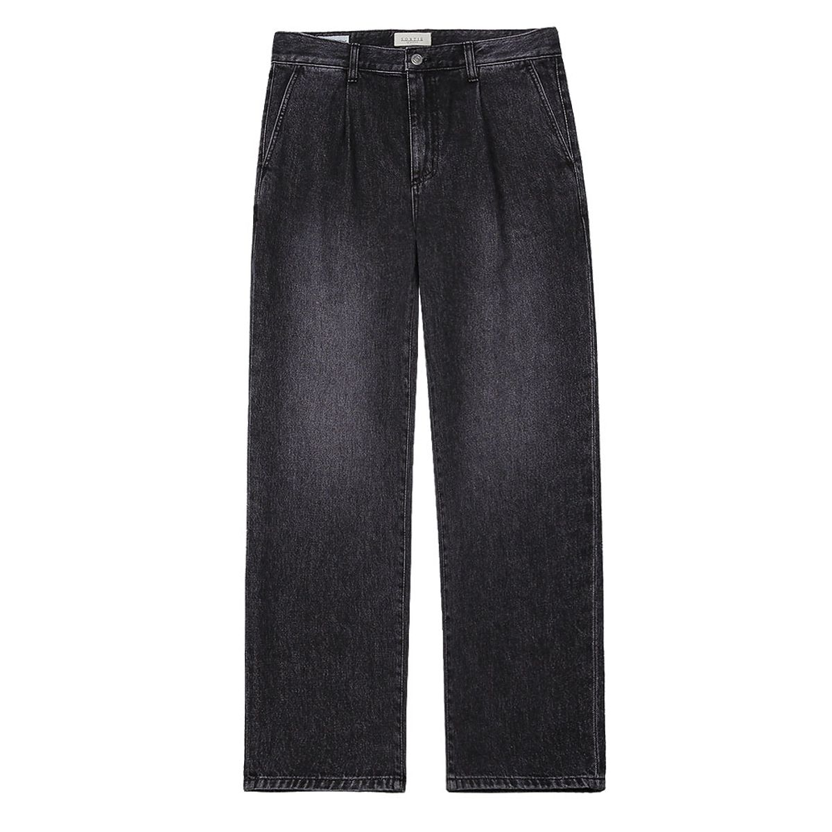 솔티(SORTIE) Cone denim Trucker Set-up (Black)