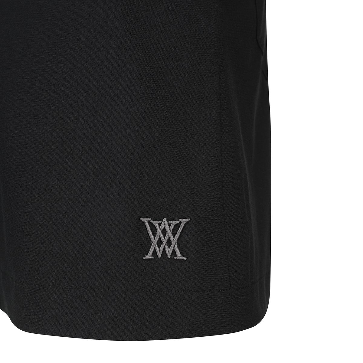 어뉴골프(ANEW GOLF) W UNBALANCED PLEATS SQ_BK