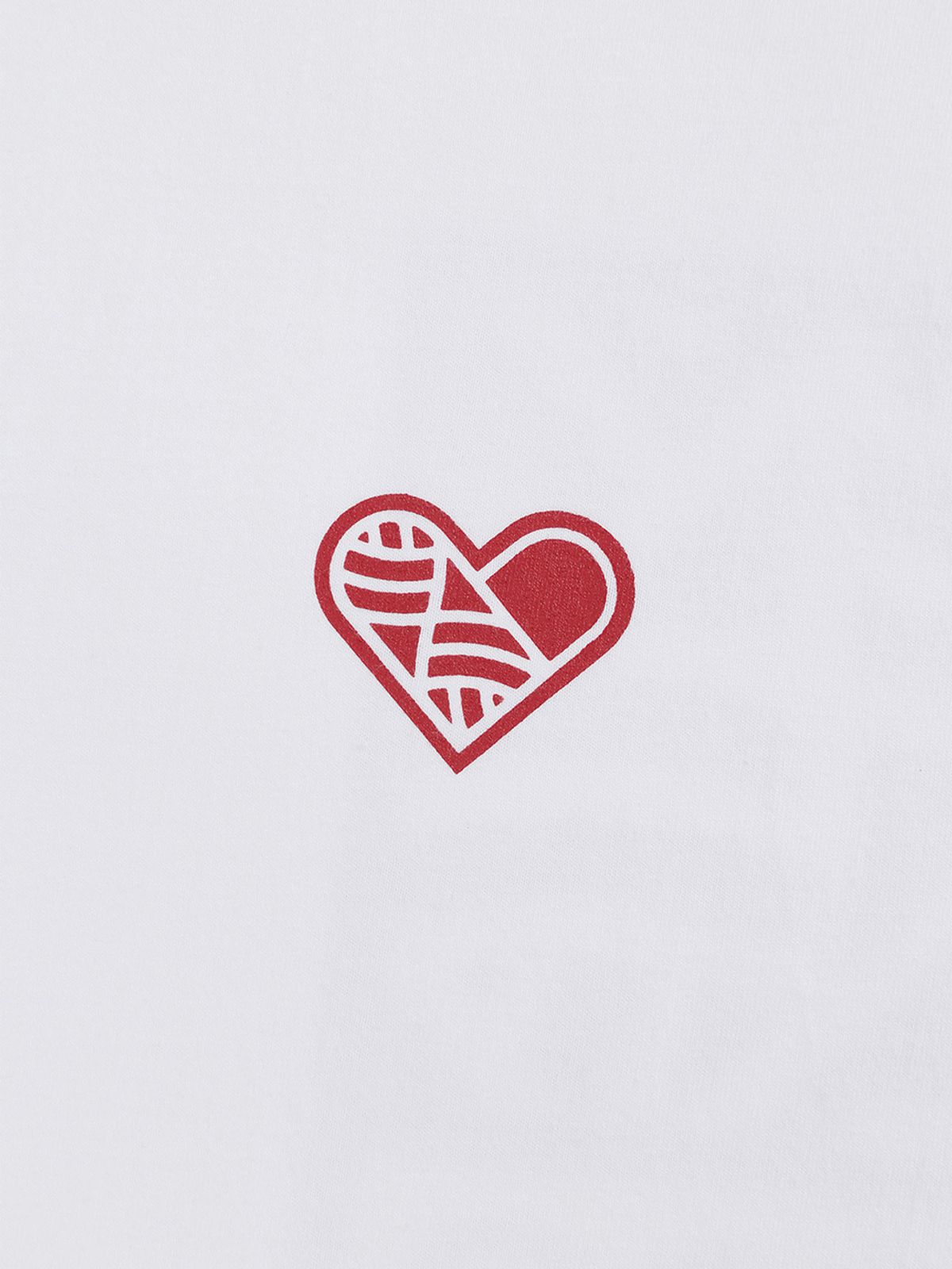 미나수(MENASOO) SMALL HEARTTRACK OVER FIT TEE_WHITE