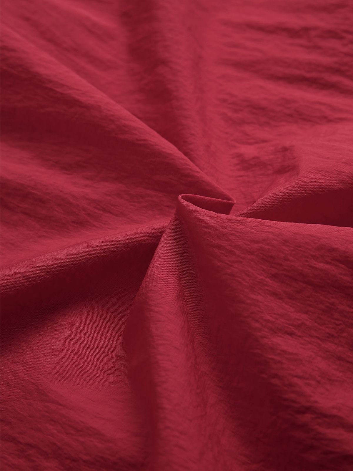 미나수(MENASOO) HEARTTRACK VNECK NYLON ANORAK JACKET_RED