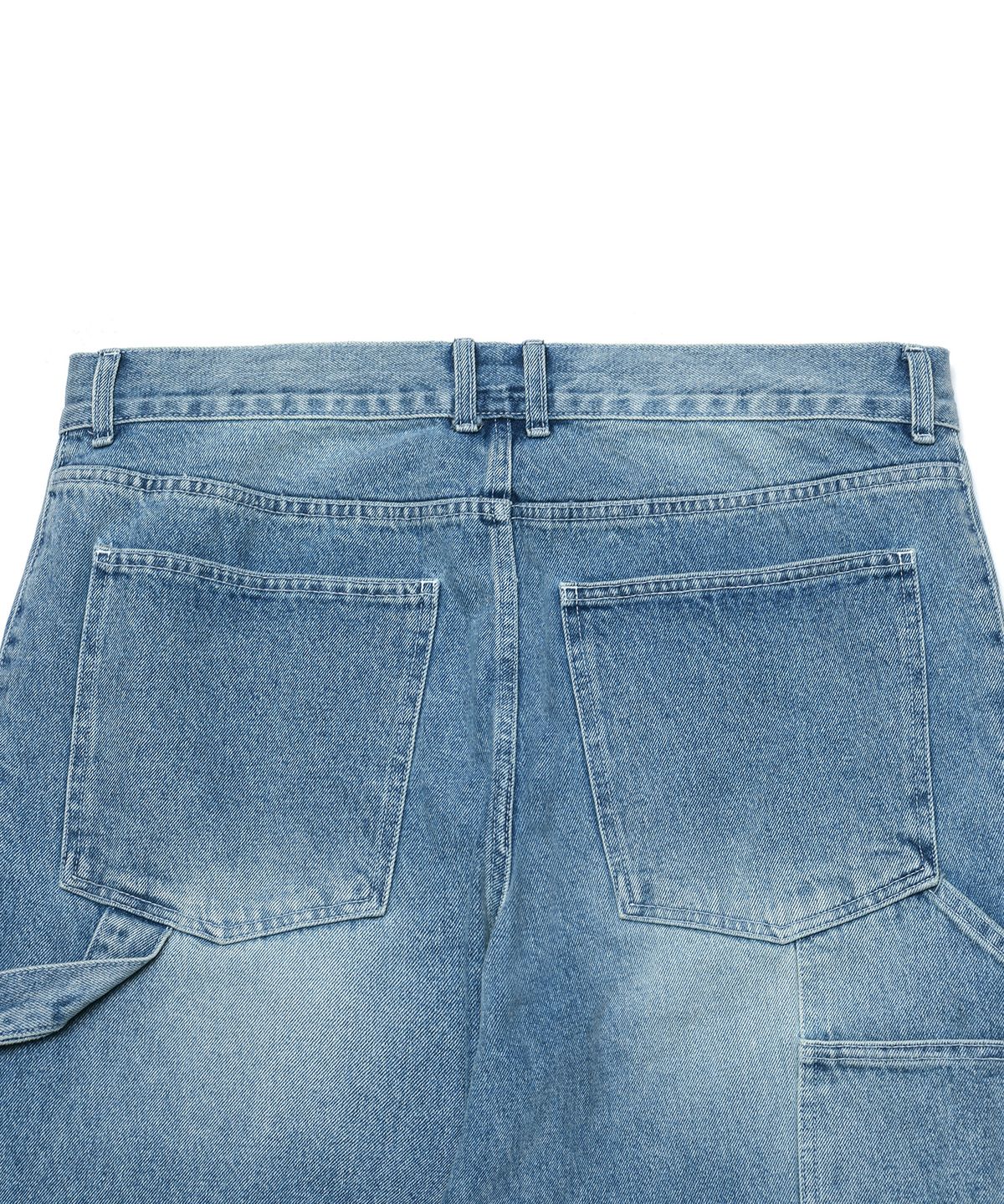 아노트(ANNOT) 브러쉬 카펜터 데님 팬츠 라이트블루