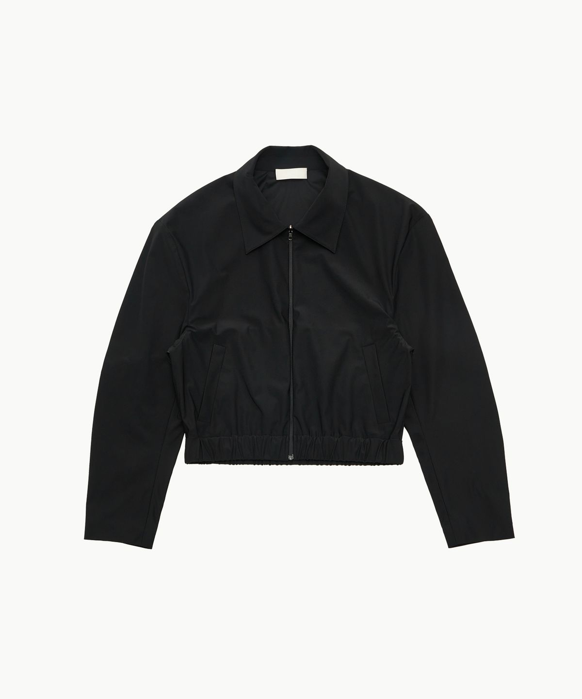아모멘토(AMOMENTO) REVERSIBLE CROP JUMPER_BLACK