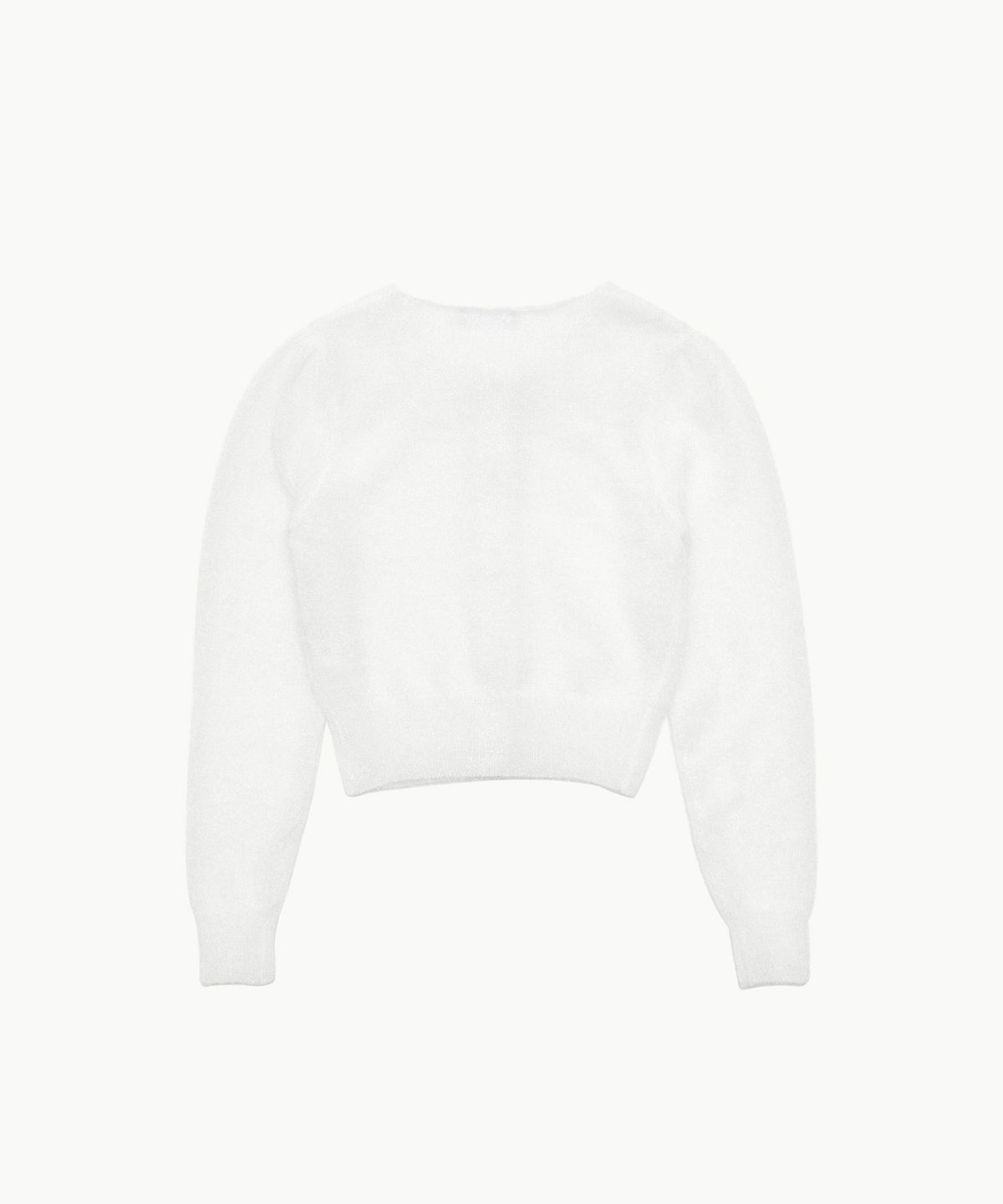 아모멘토(AMOMENTO) HAIRY NEW GRANDMA CARDIGAN_WHITE